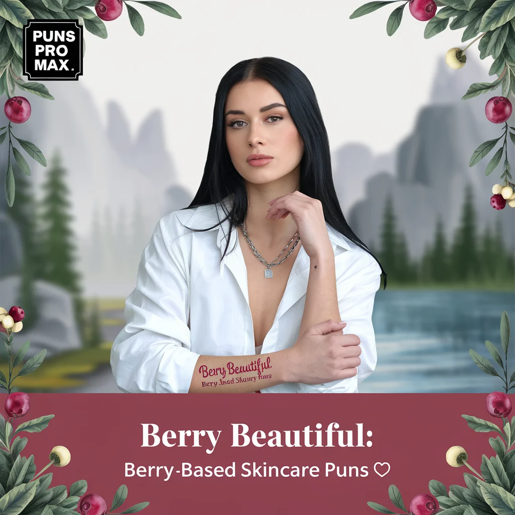 Berry Beautiful: Berry-based Skincare Puns 