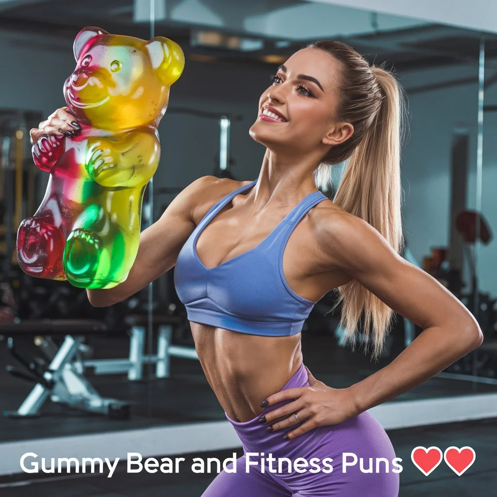 Gummy Bear and Fitness Puns 🏋️‍♀️