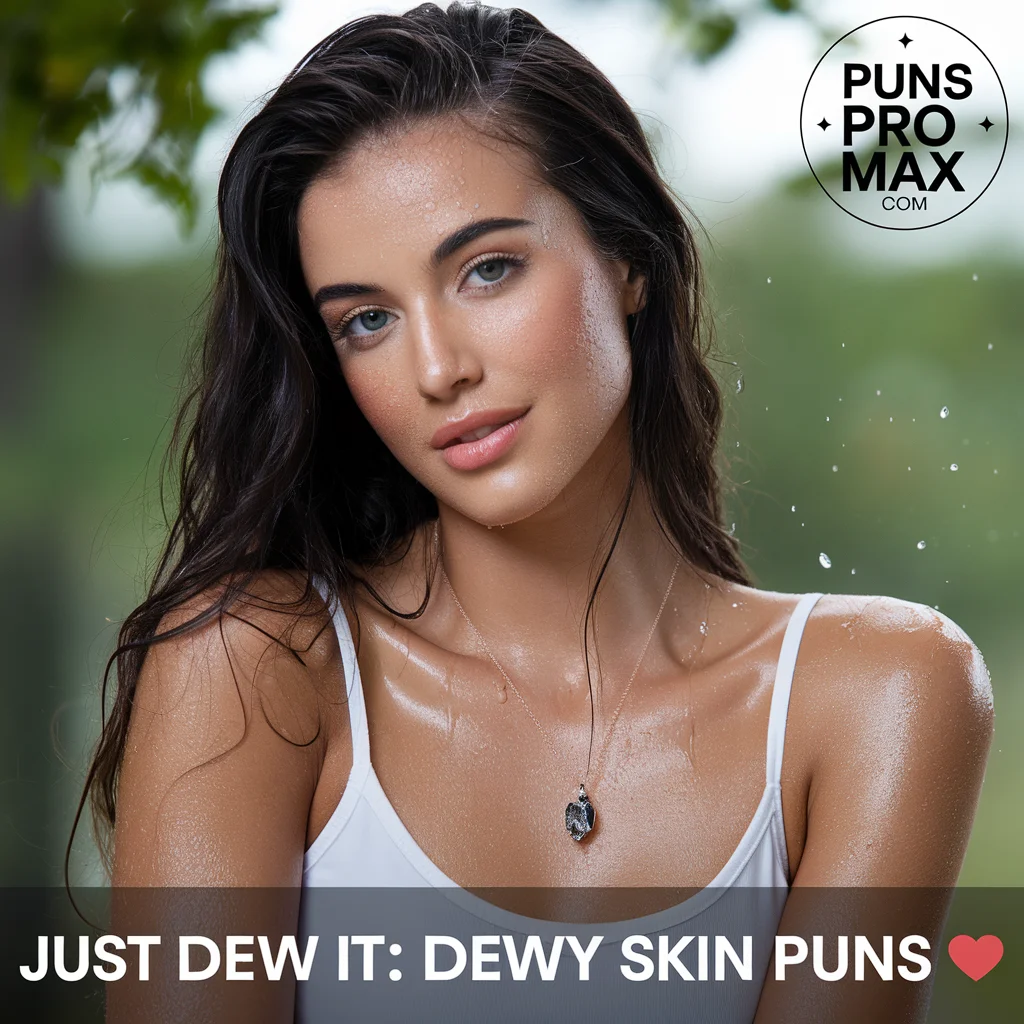 Just Dew It: Dewy Skin Puns 💦