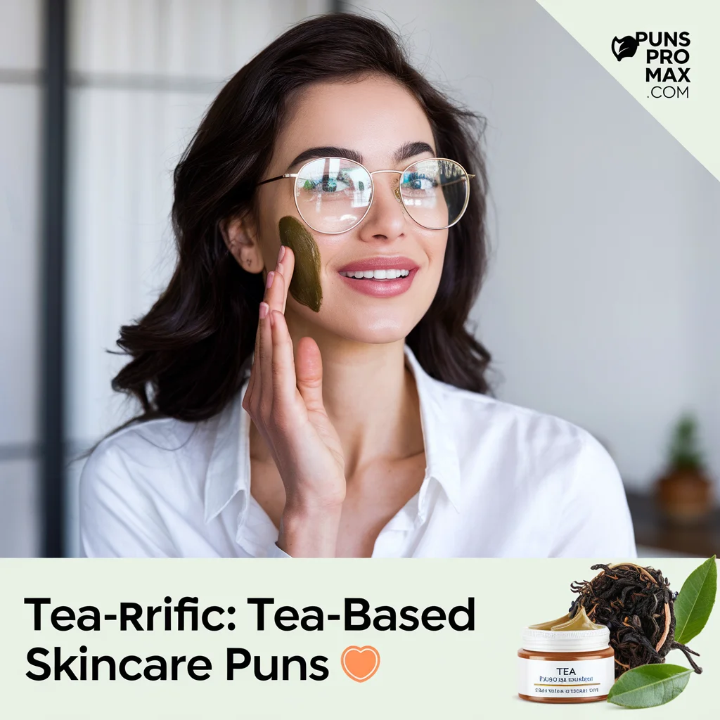 Tea-rrific: Tea-based Skincare Puns 