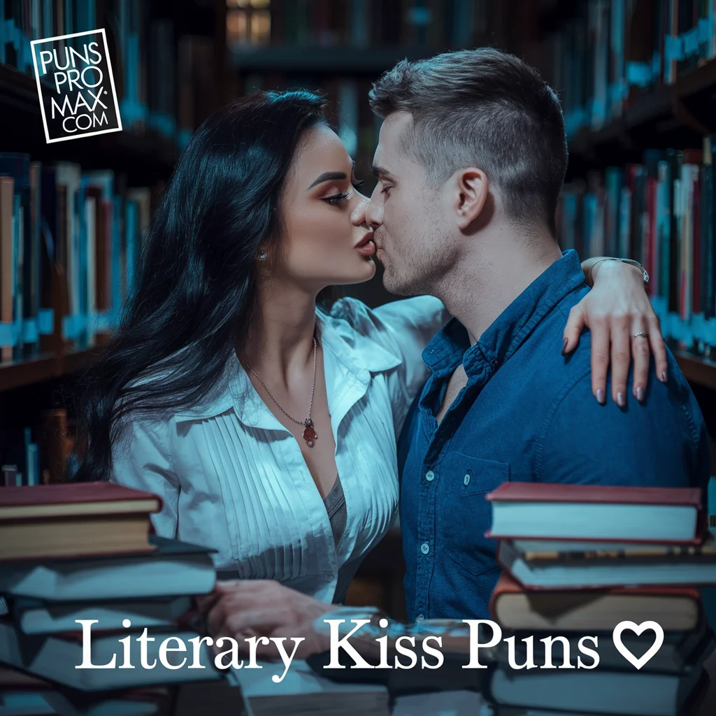 Literary Kiss Puns 📚