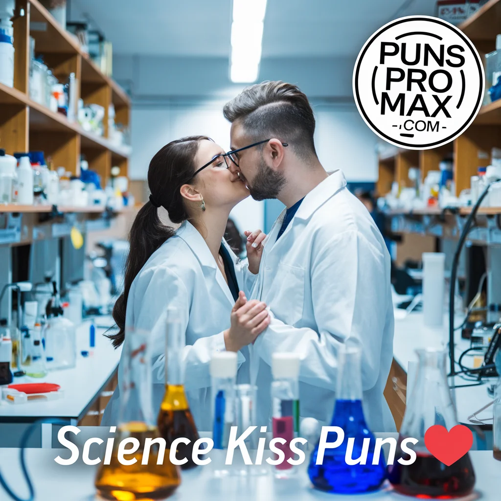 Science Kiss Puns 🔬