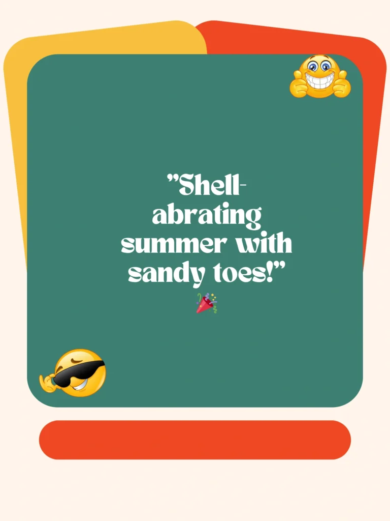 "Shell-abrating summer 